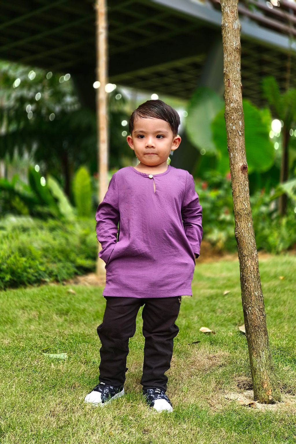 Aqeef Kurta in Purple Front 2.jpeg