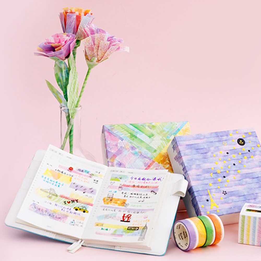 和紙膠帶- 素材 - 蠟筆 水彩 色鉛筆 背景