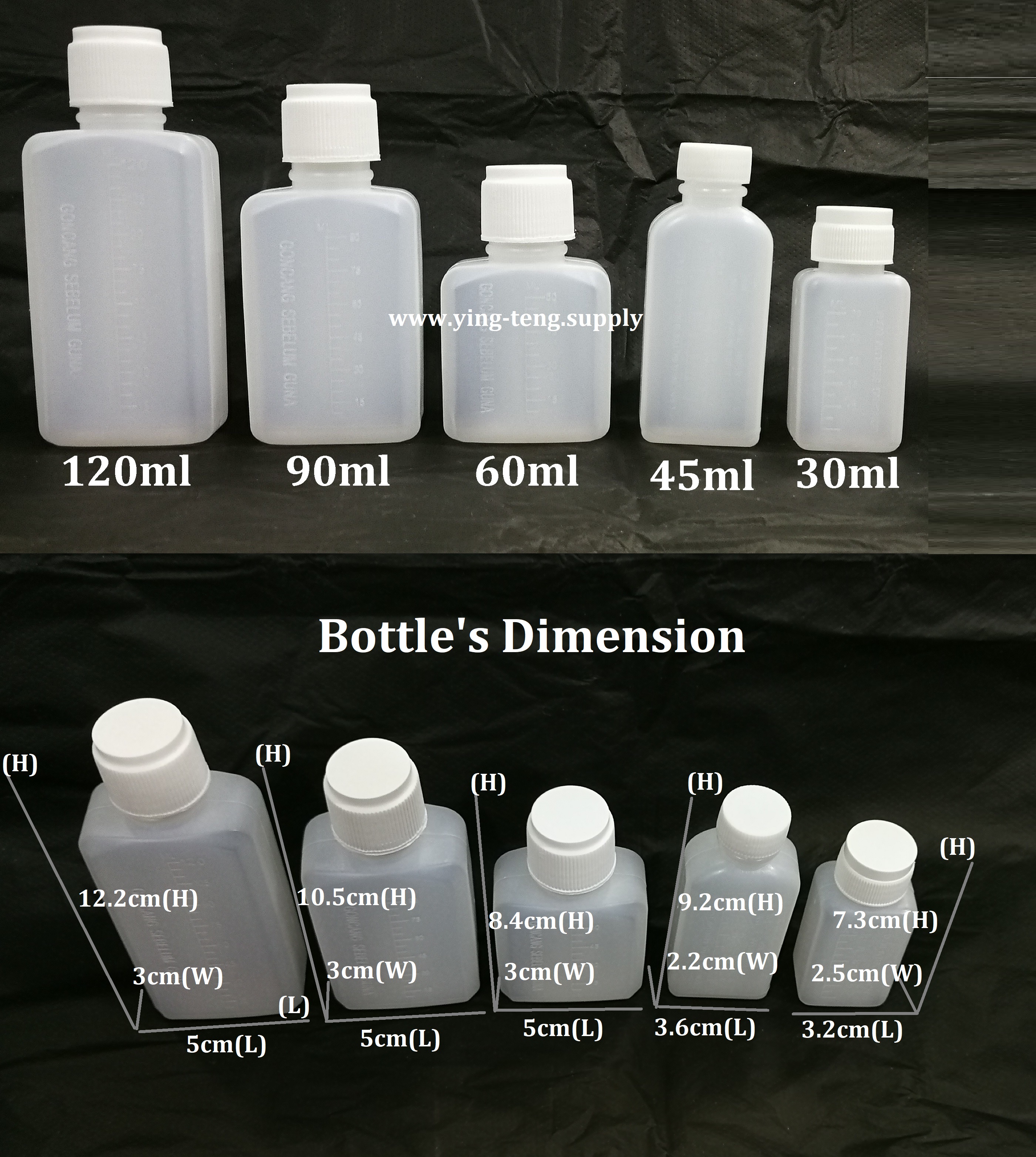 Mixture Bottle (30,45,60,90,120ml)2