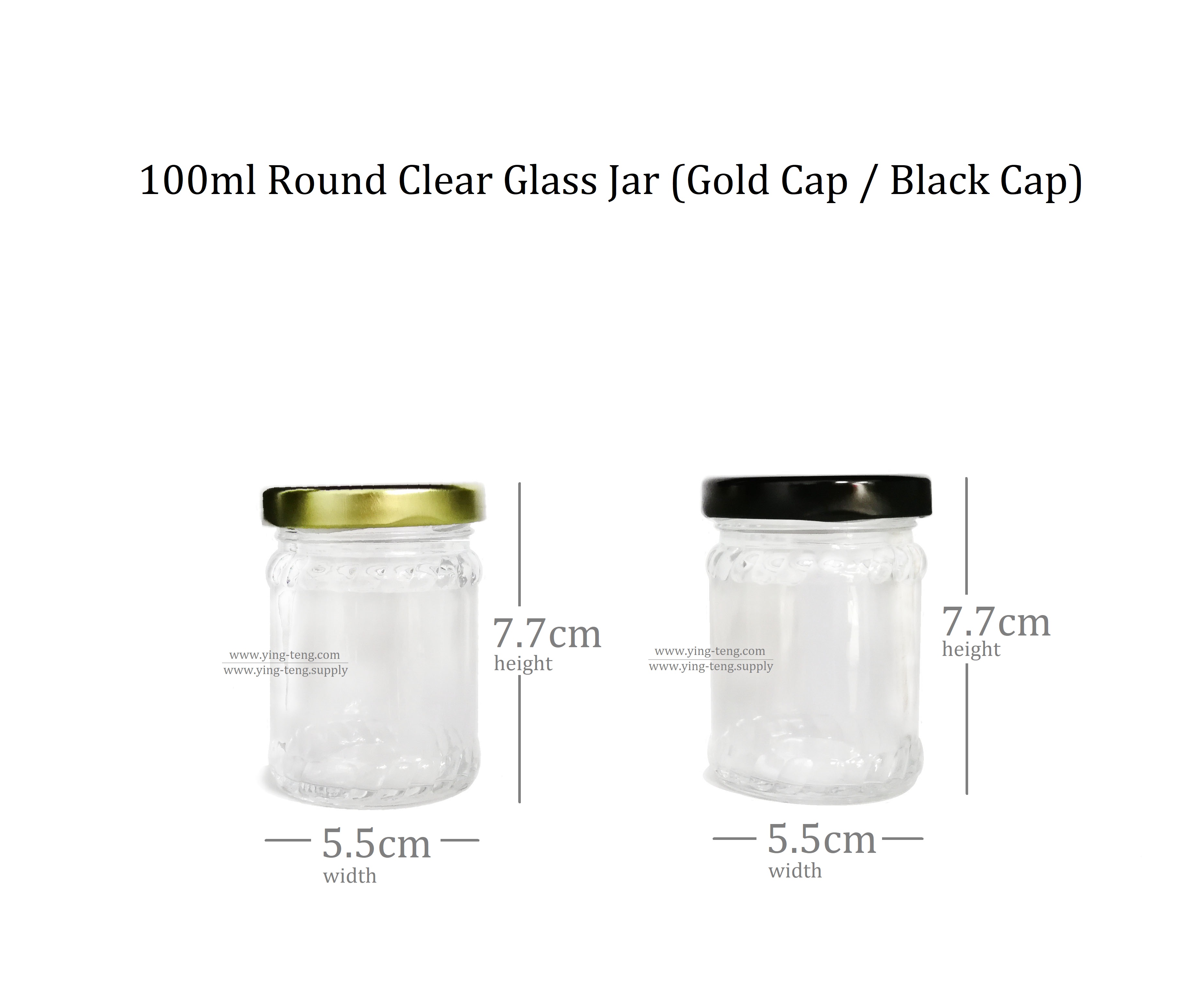 clear glass jar