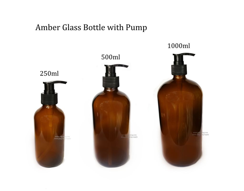 Amber Glass Bottle + LP28-BL (250ml, 500ml, 1000ml).jpg