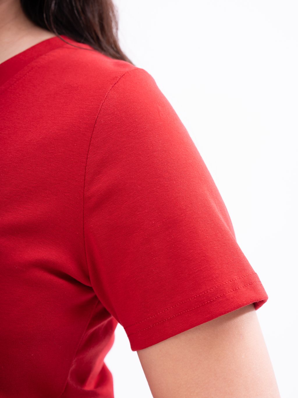 Go-to plus-size T-shirt with breathable fabric and flattering neckline.