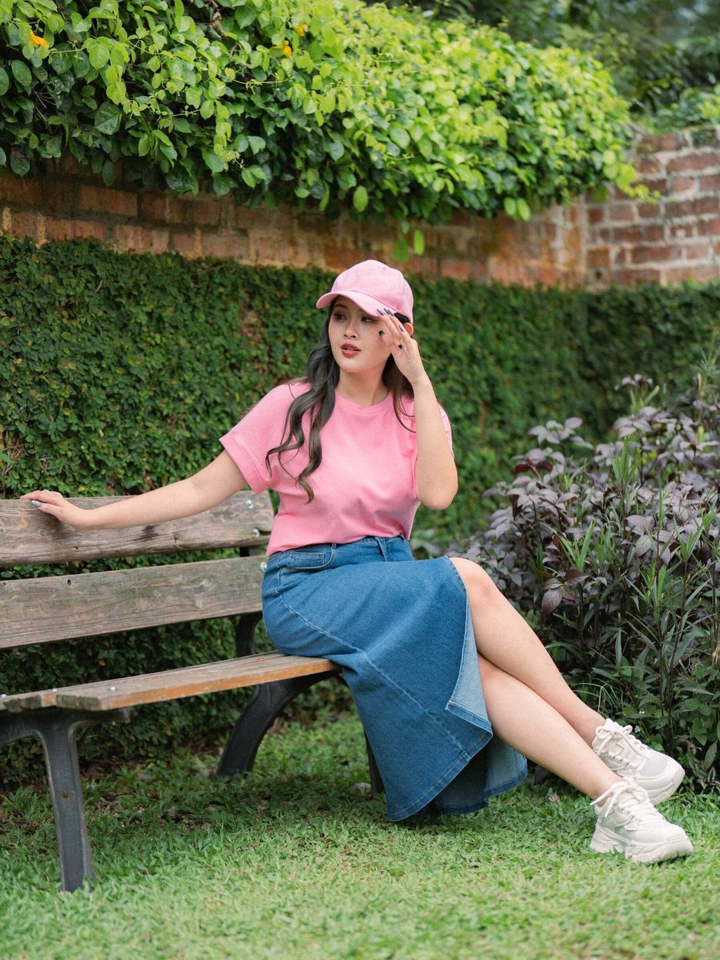 Flattering plus size top with stretch – hugs in the right places.