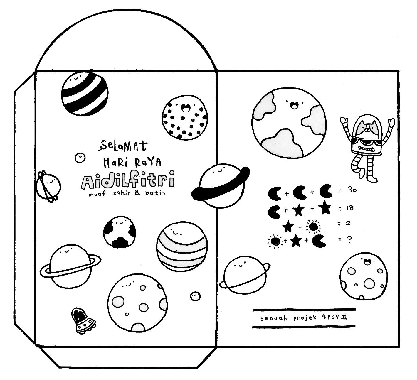 sampul duit raya template