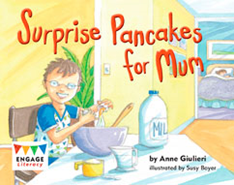 suprise pancakes for mum