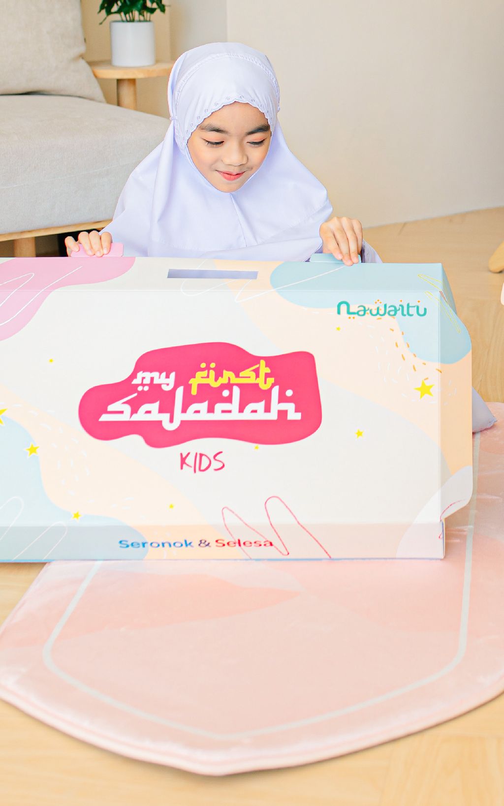 Muhsin Kids Quba Kids Abstract Peach 4