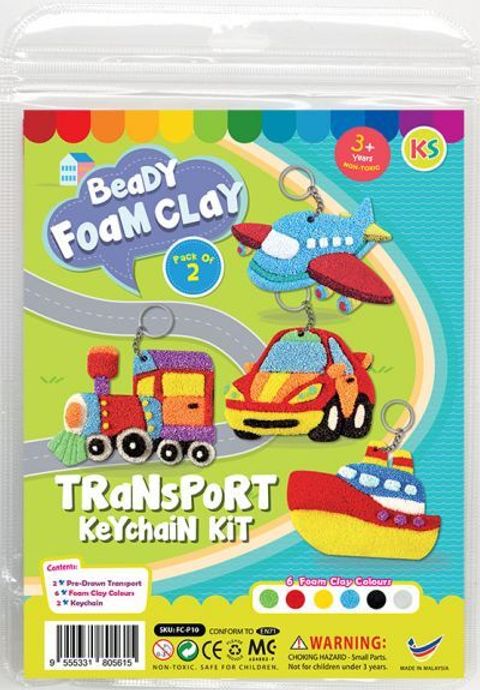 Muhsin Kids Foam Clay Keychain Kit 1