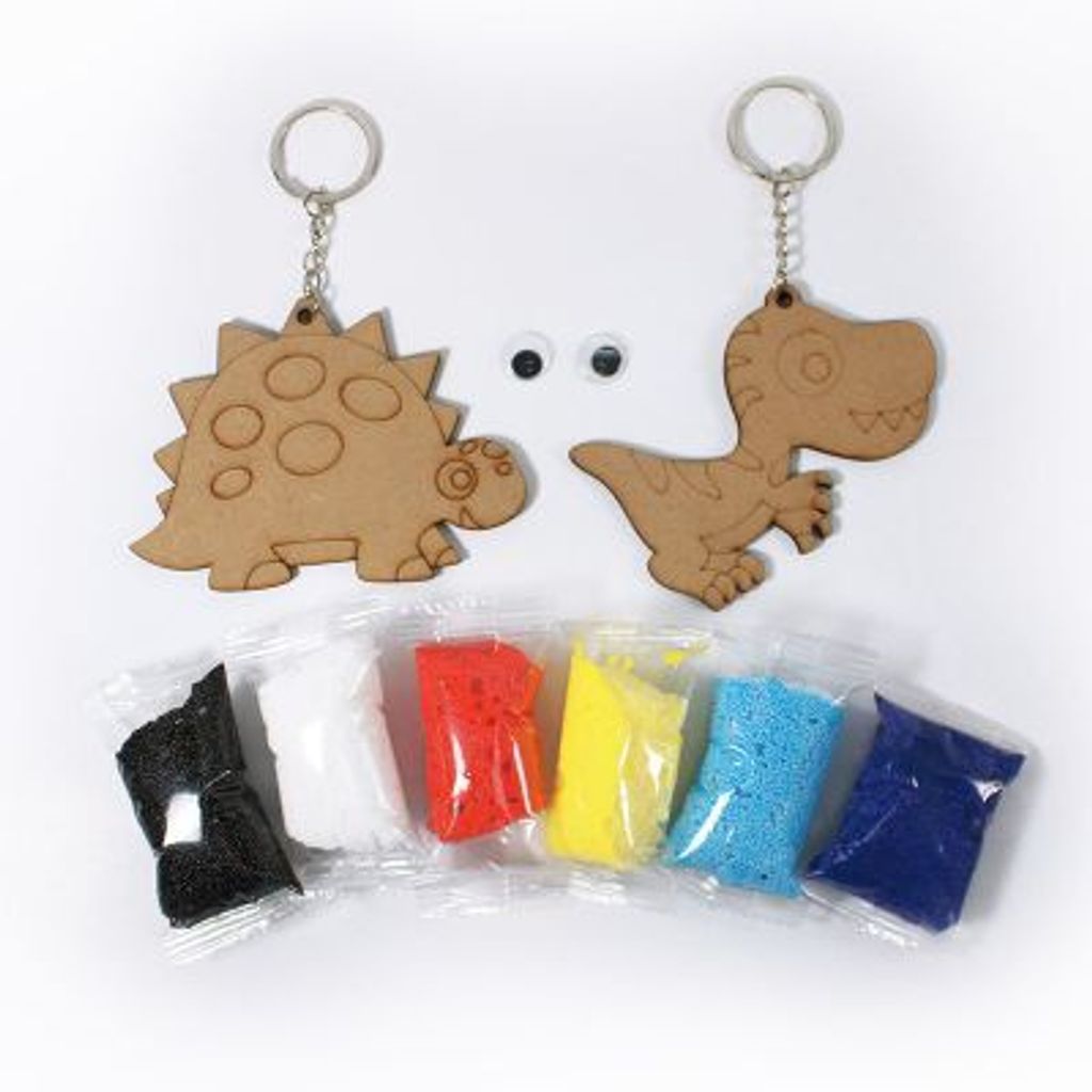 Muhsin Kids Foam Clay Keychain Kit 12