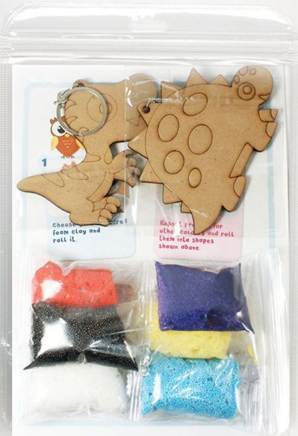 Muhsin Kids Foam Clay Keychain Kit 11