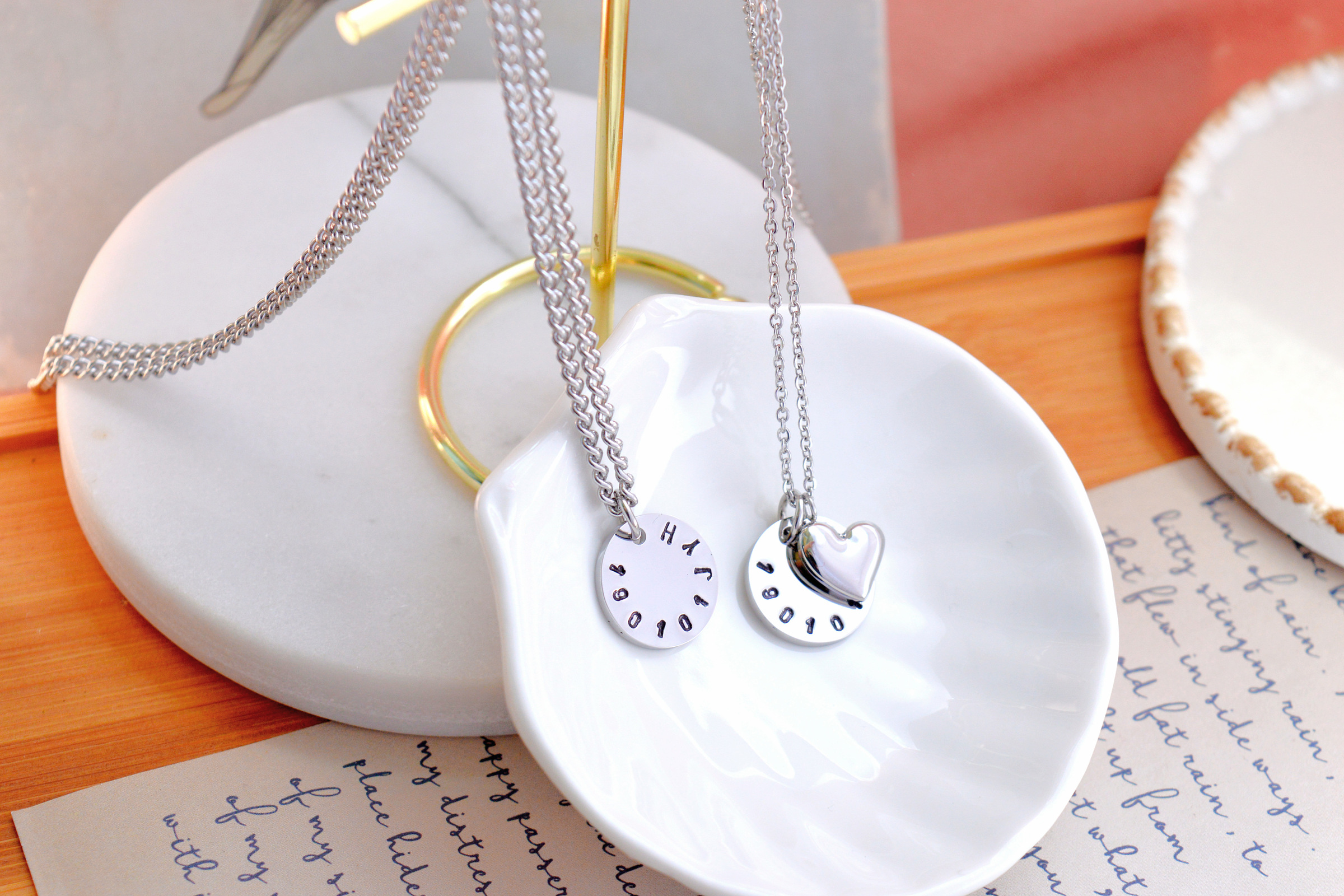 Silver Heart Yin & Yang Necklace Pack - Lovisa