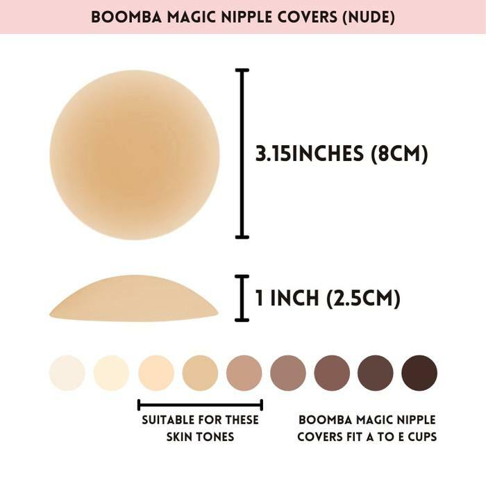 Nippies Nipple Covers Size Chart