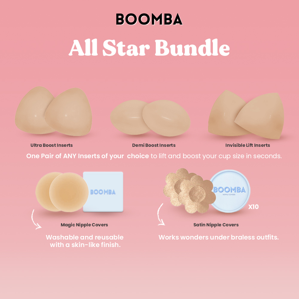 Boomba Demi Boost, Boomba Invisible Lift Inserts & Boomba