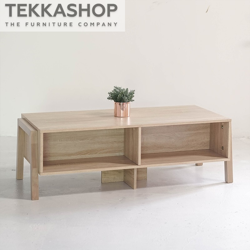 Fdct0567 4ft Coffee Table Particle Board Living Room Oak White Storey