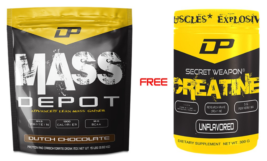 DP Mass Depot Gainer Free Secret Weapon Creatine.png