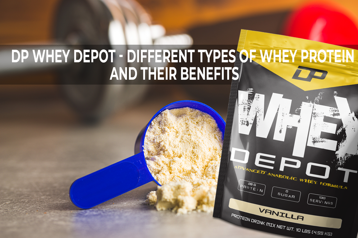 Different types of Whey Protein and their Benefits.