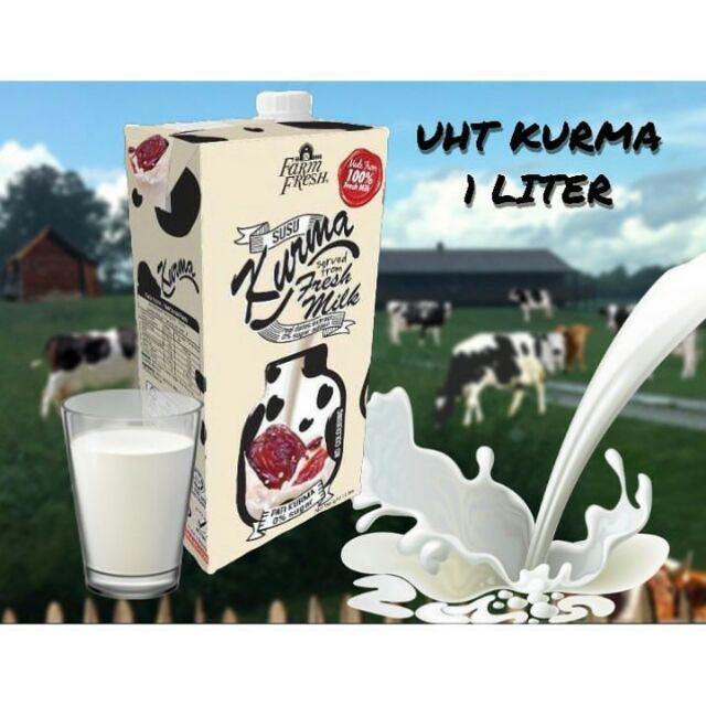 1/2 Carton - FARM FRESH UHT KURMA MILK (6 x 1Litre ...