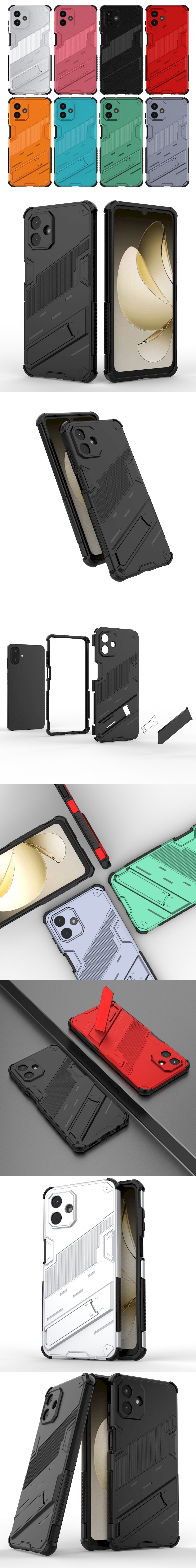 雙層保護殼(INCLUSIVE) - 鎧甲盾支架全包新款設計機械造型手機殼背蓋