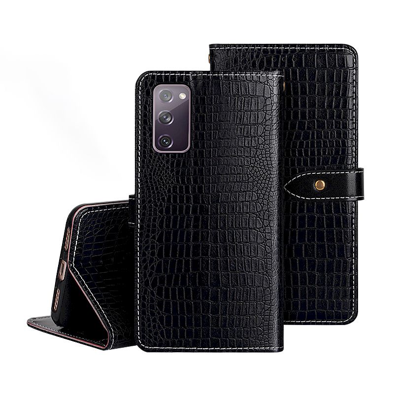 pic_001.jpg Samsung Galaxy S20 FE Fan Edition 皮革保護套(BUCKLE) - 鱷魚紋磁扣帶左右翻蓋皮套