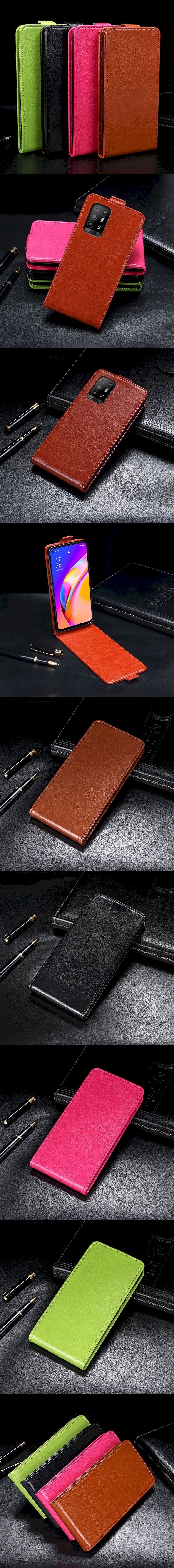299 油蠟紋通用上下翻.jpg 299-OPPO-扣帶上下翻皮套(Reno 5Z 5G)