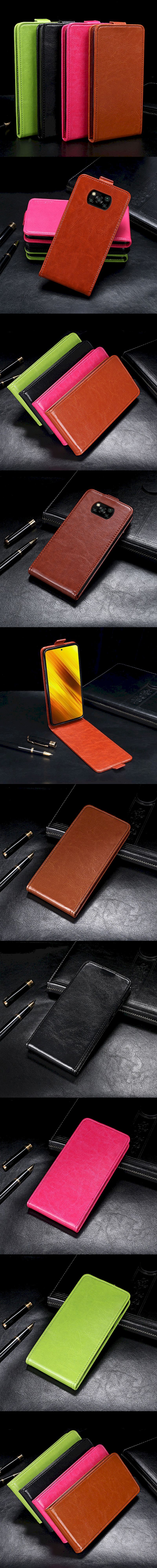 299 油蠟紋通用上下翻.jpg 299-小米-扣帶上下翻皮套(小米Poco X3 Pro)