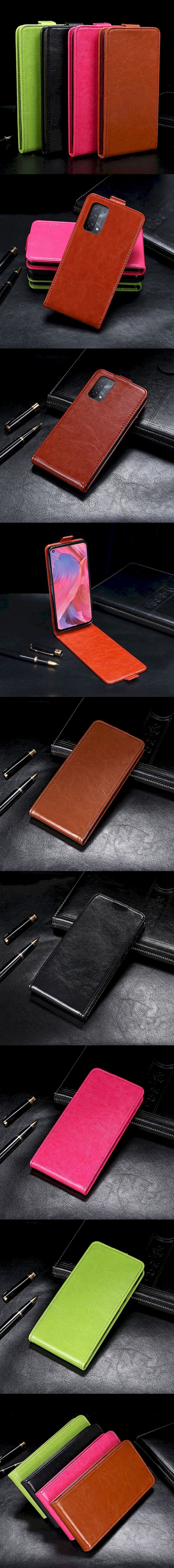 299 油蠟紋通用上下翻.jpg 299-OPPO-扣帶上下翻皮套手機套(A74 5G)