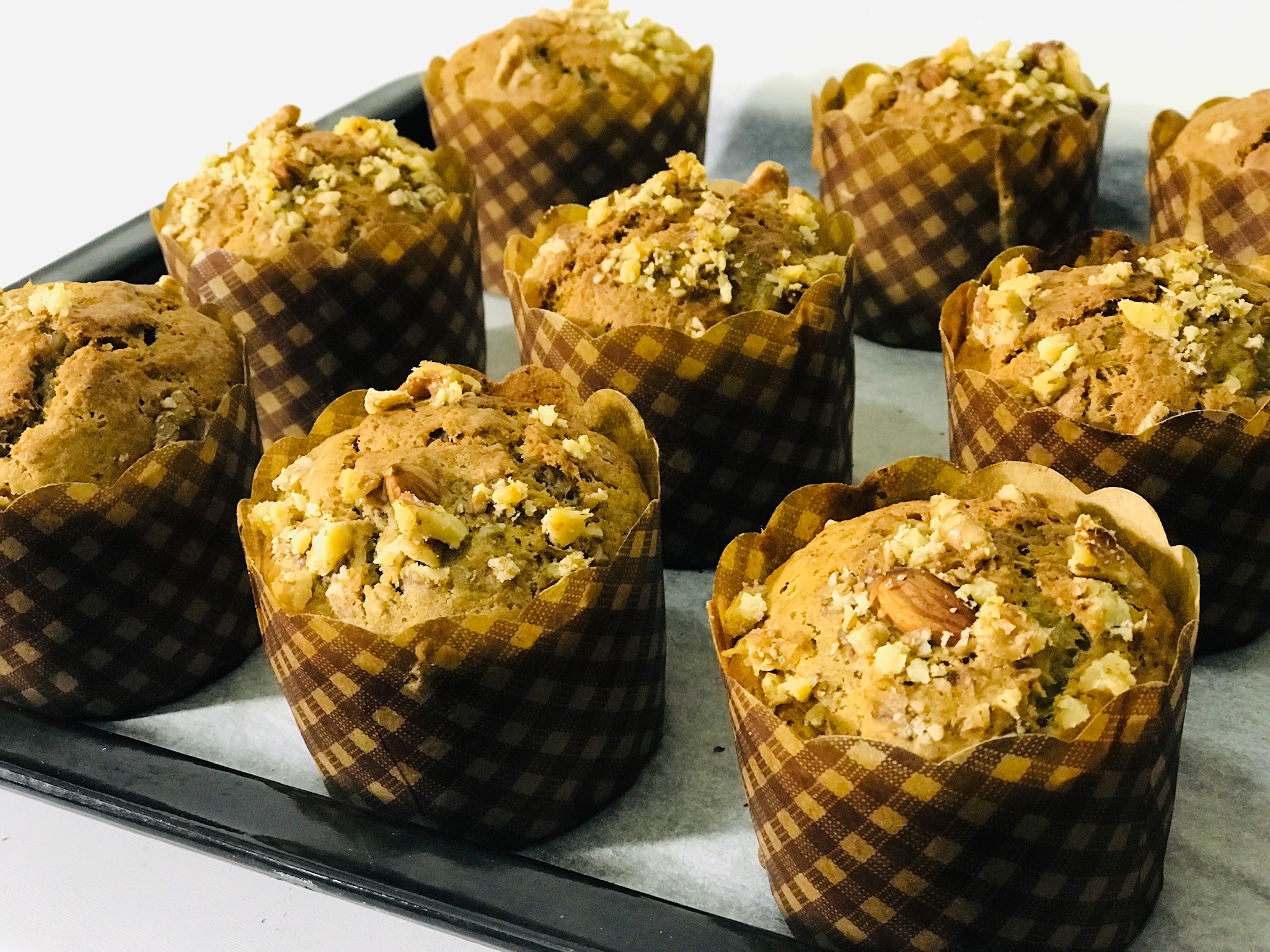 Gluten Free Banana Cupcake (Egg /Eggless/Aquafaba Version)