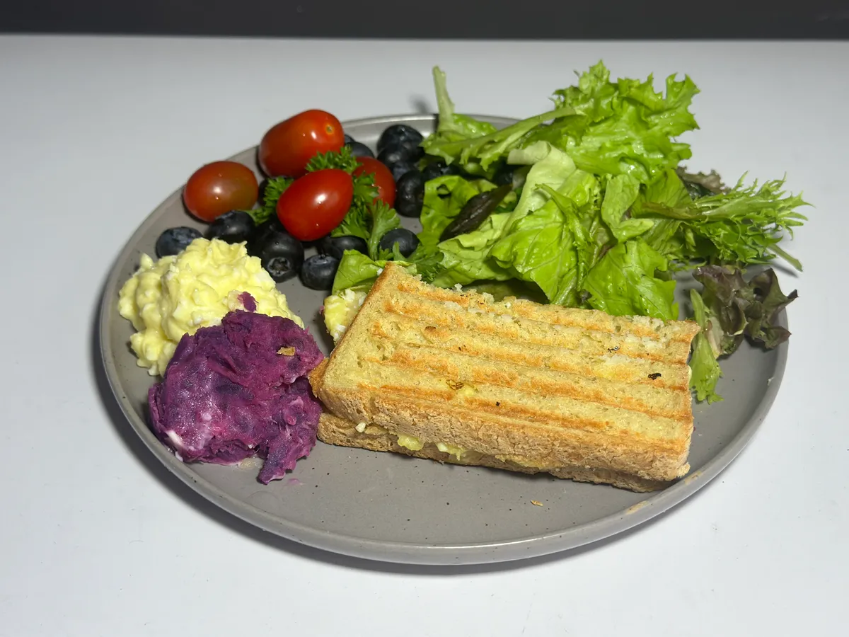 紫薯/马铃薯三文治-Sweet Potato Grilled Sandwiches