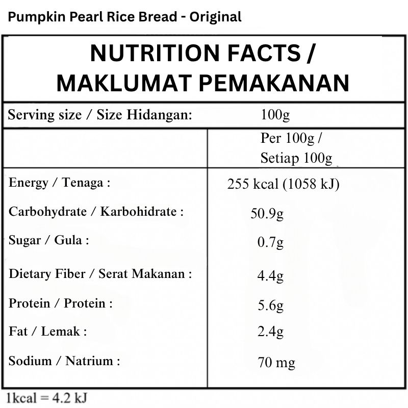 Pearl Rice Bread - Original