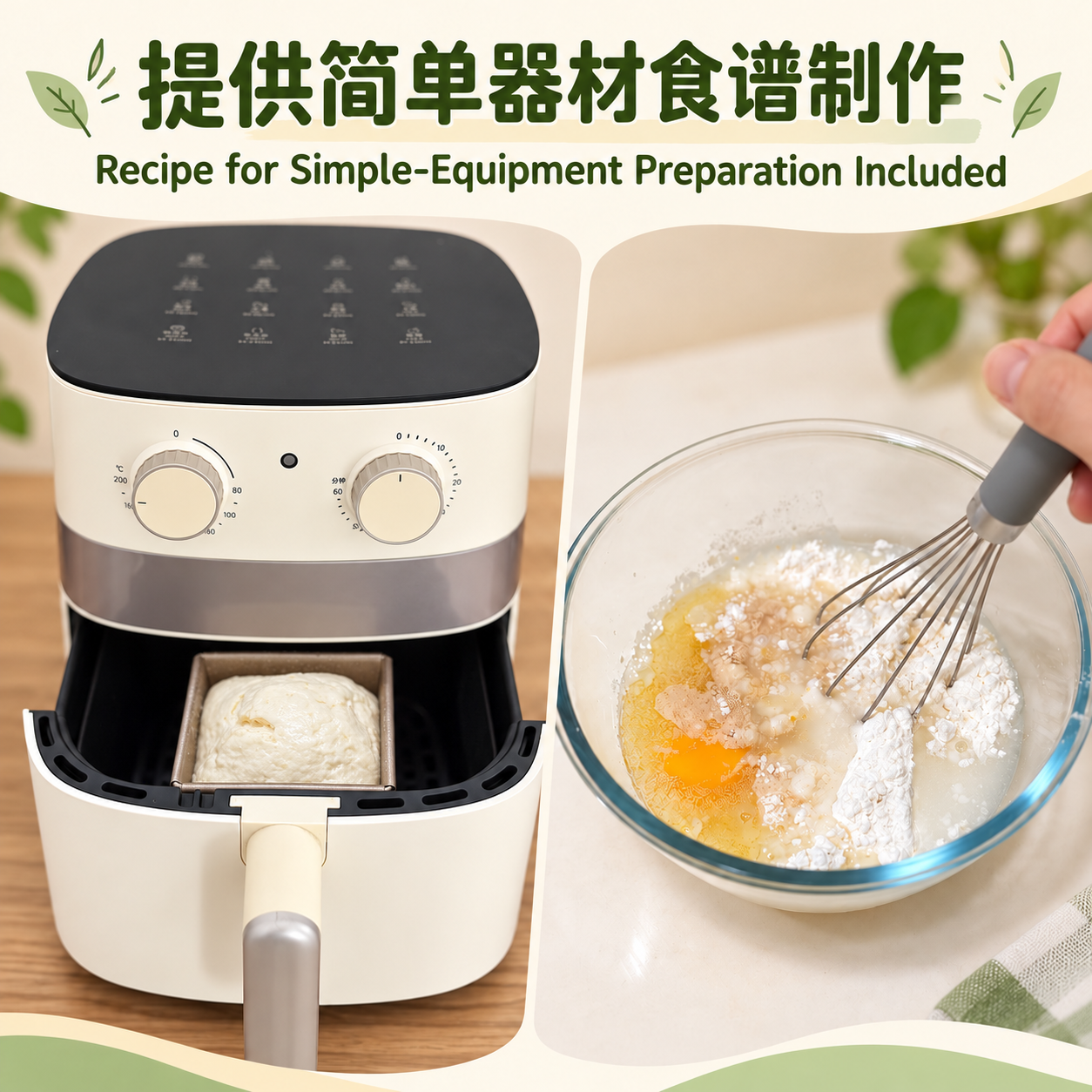 Mini bread pan in air fryer