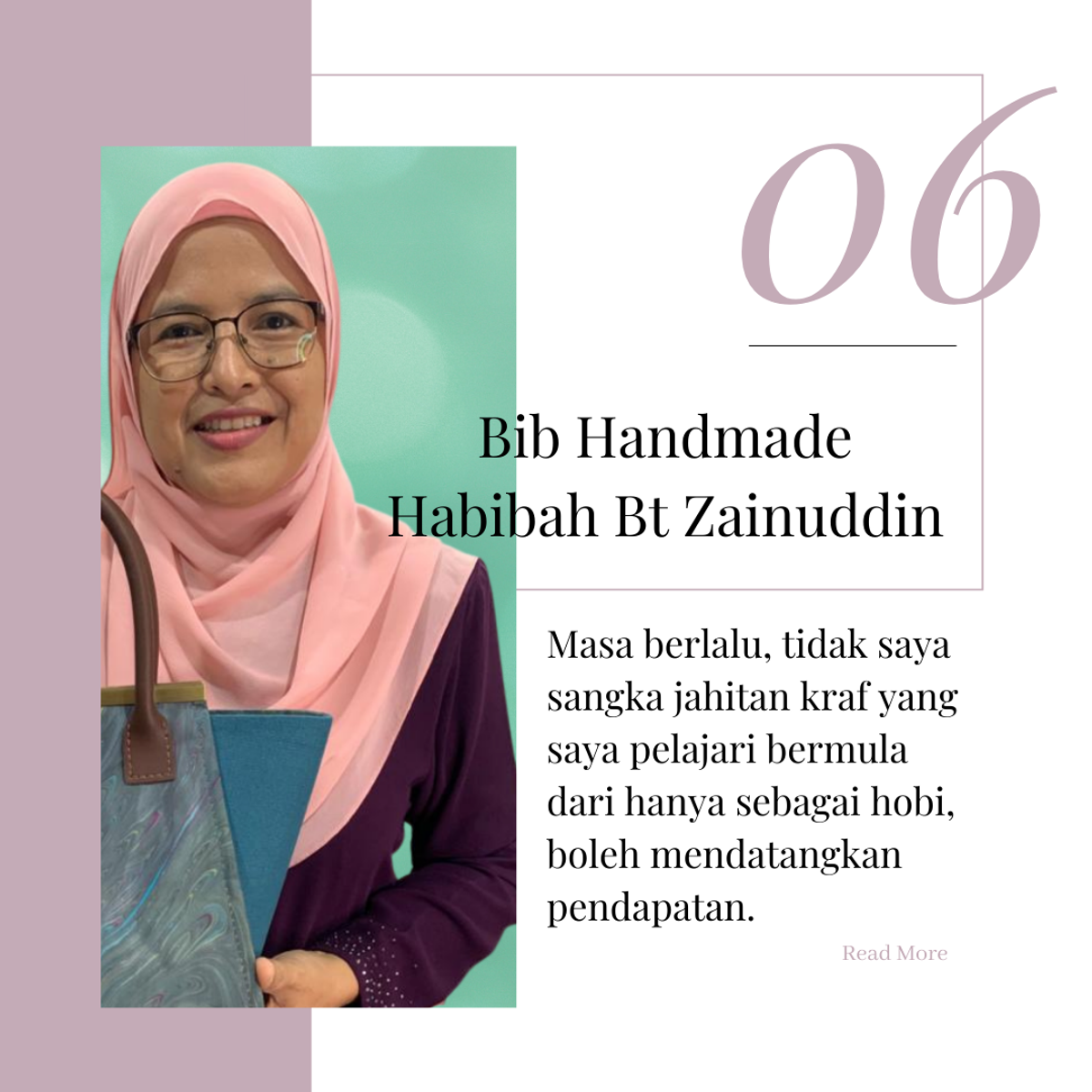 Pembuat Beg Tangan Malaysia - Bib Handmade/Habibah Bt Zainuddin