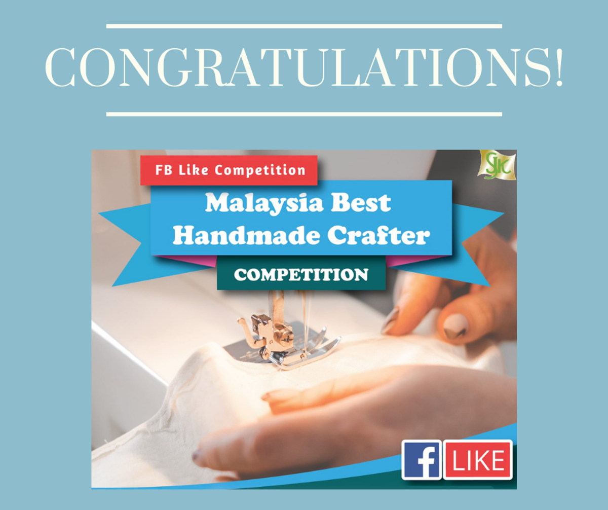 Pemenang Malaysia Best Handmade Crafter 2021