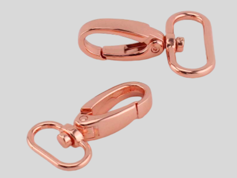 lobster claps-aksesori beg rose gold-bebagmaker.png