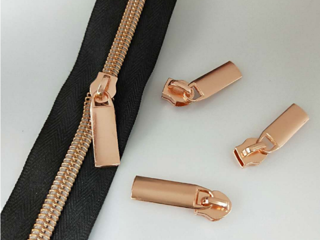 zip untuk beg-zip nylon rose gold-bebagmaker.png