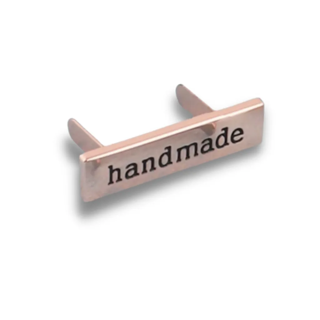 be bag maker-metal label handmade logo-bucket bag (1)