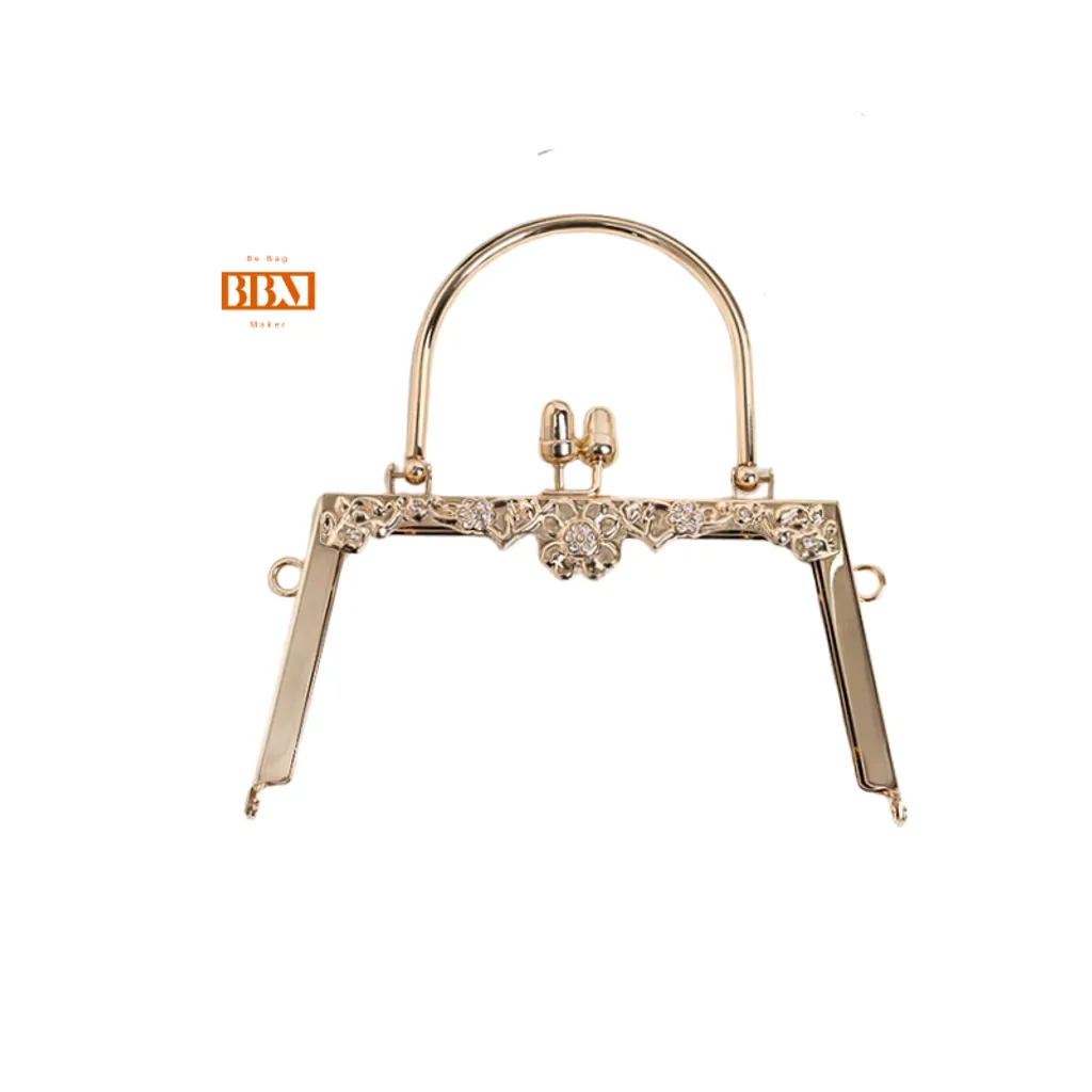be bag maker -handmade bag-kisslock frame 18cm diamond (6)
