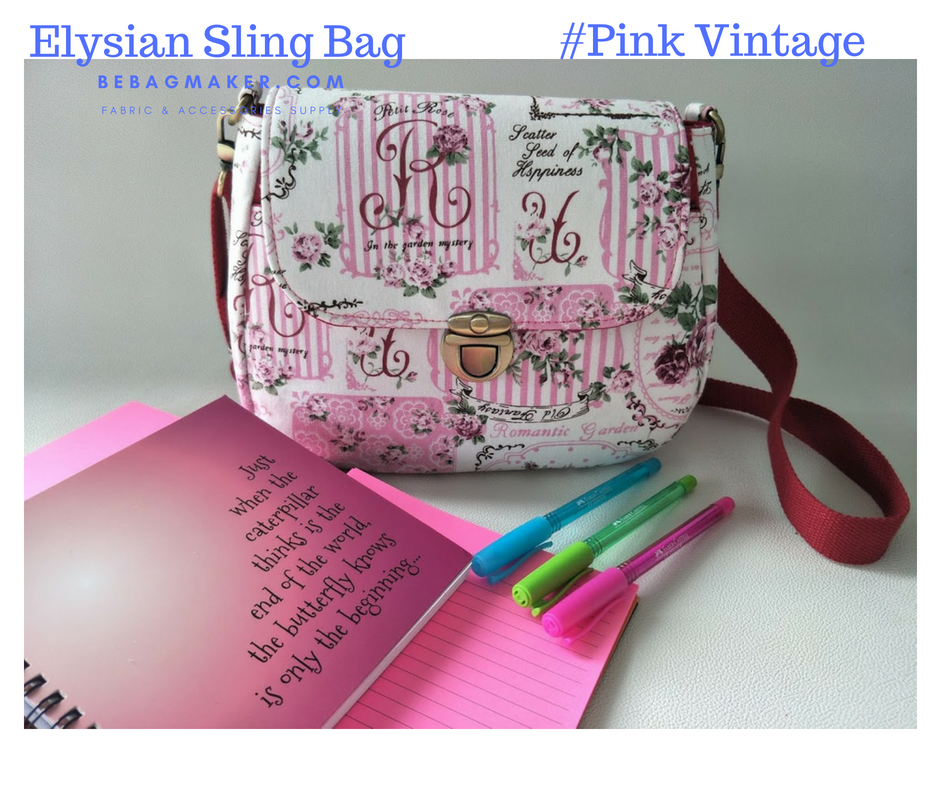 PDF Pattern+Bahan-Elysian Sling Bag – BeBagMaker