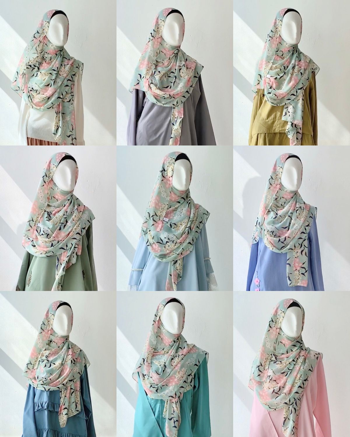 Tips Mix & Match Bila Pakai Tudung Warna Hijau