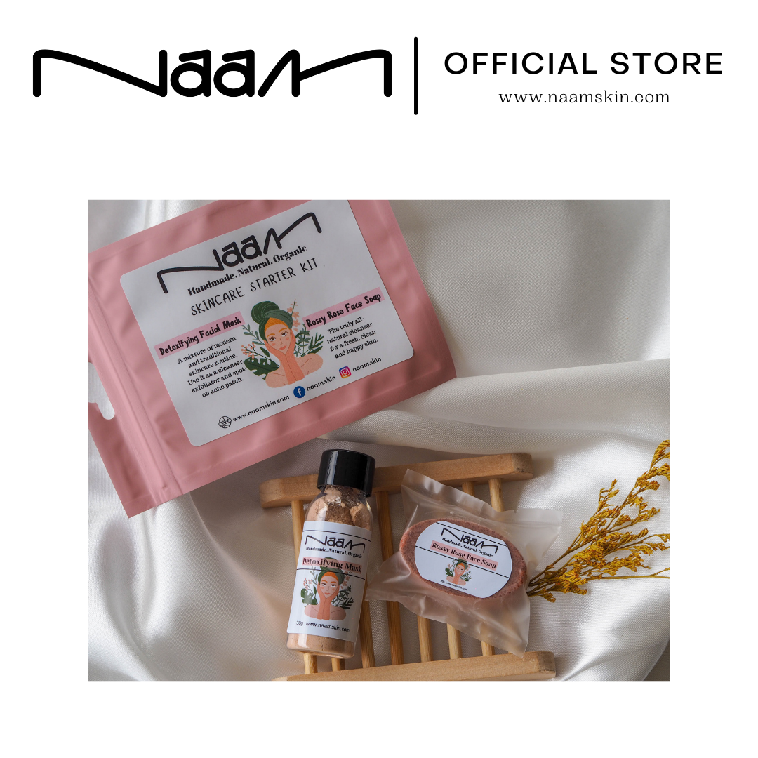 Skincare Starter Kit (Detoxifying Facial Mask & Rossy Rose Face Soap)