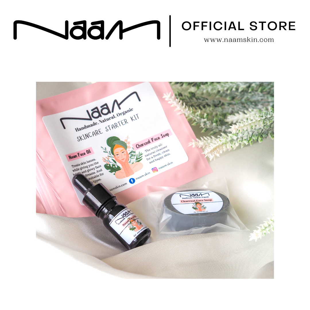 Skincare Starter Kit (Naam Face Oil & Charcoal Face Soap)