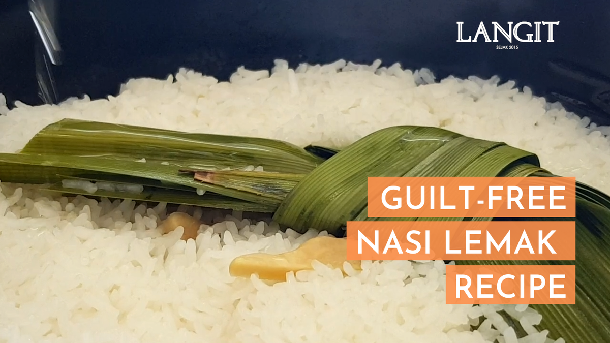 Guilt-free Nasi Lemak Recipe with Beras Salleh