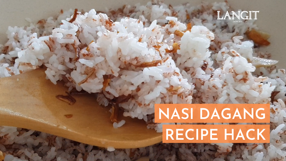 Nasi Dagang Recipe Hack with Beras Sia' and Beras Salleh