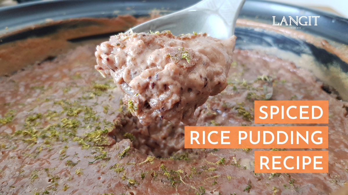 Spiced Rice Pudding Recipe with Beras Keladi