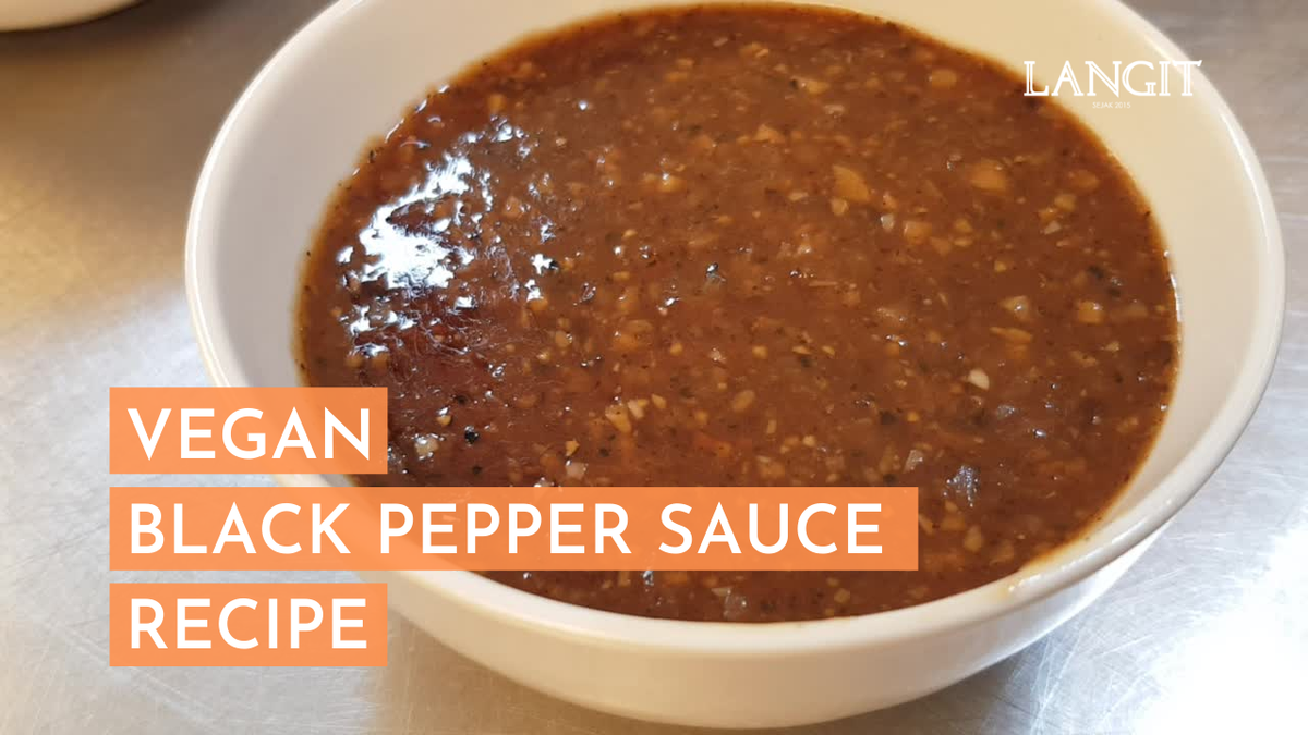 Vegan Black Pepper Sauce Recipe (with Lada Bihis)