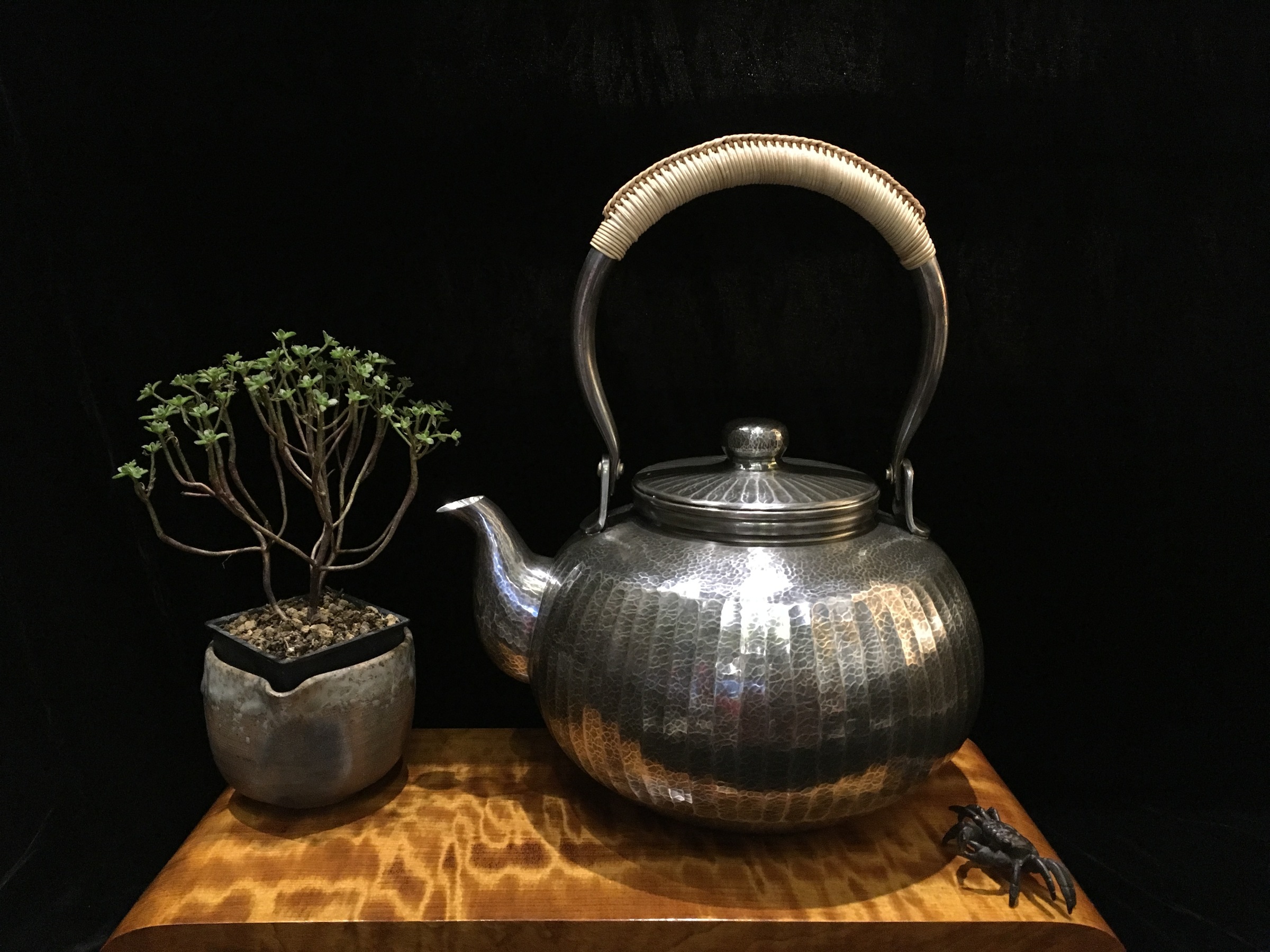 00  日本百年银壶工艺,3700cc大汤沸就是霸气 ～日本《松荣堂》国宝级