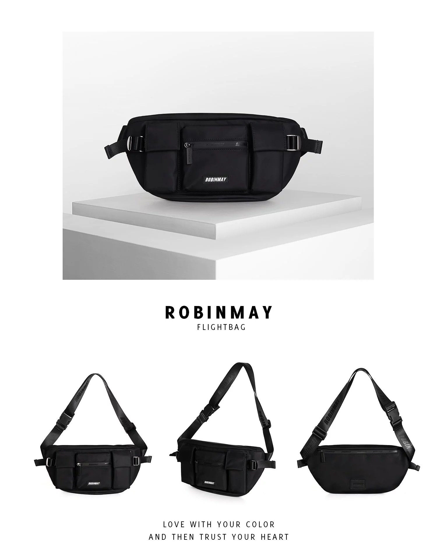 白金 坦克胸包 Robinmay Malaysia 经销代购