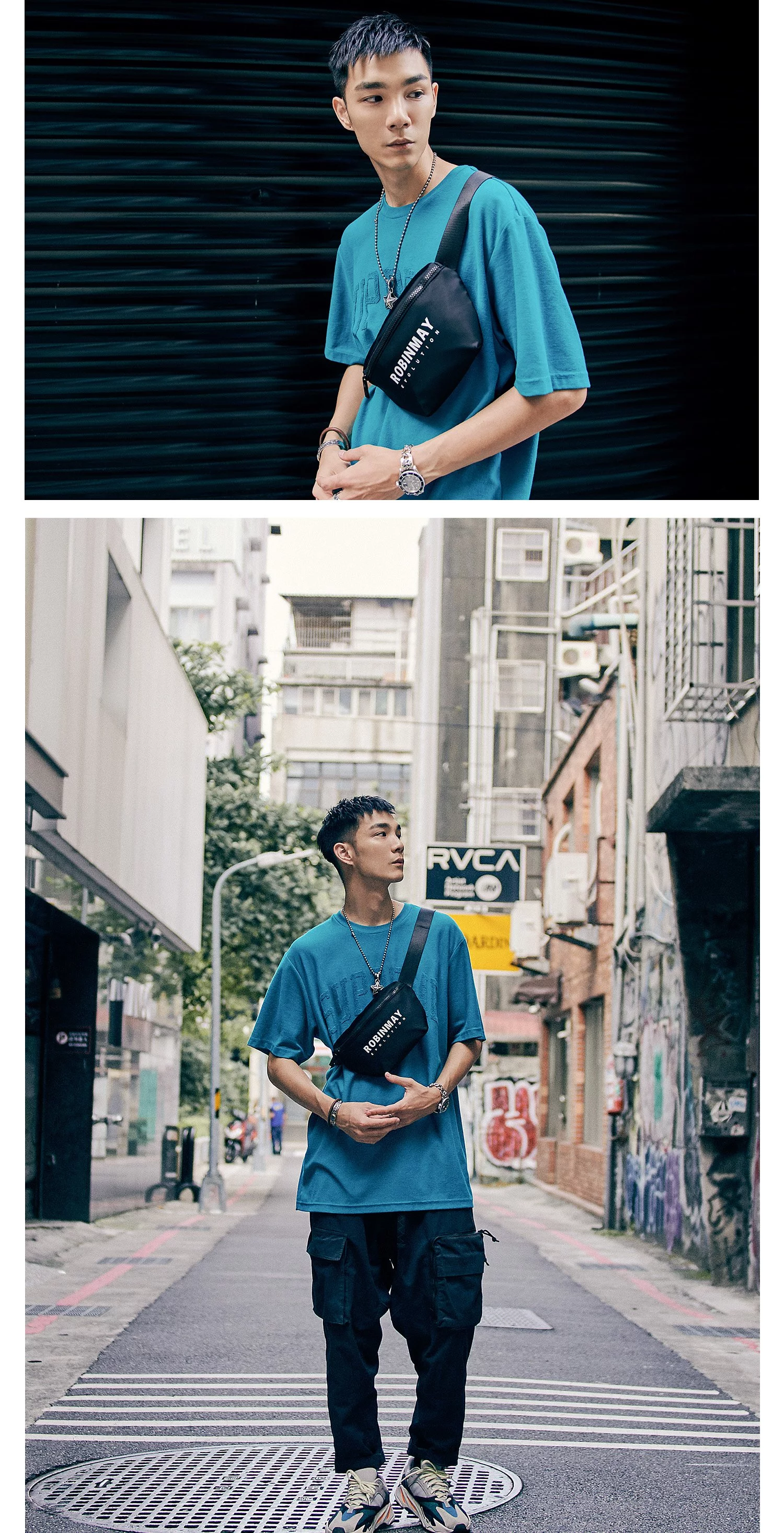 白金 Robinmay品牌胸包 Robinmay Malaysia 经销代购