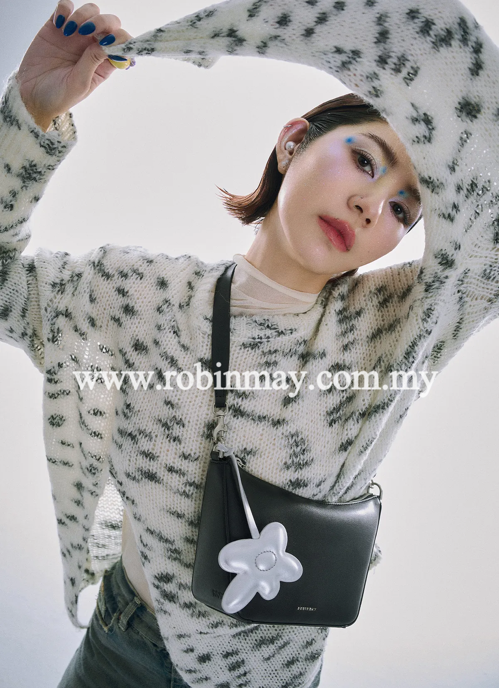 ★ROBINMAY paint my mind 肩背包 半月型 ハンドバック/送料込 paint my mind 肩背包– ROBINMAY MALAYSIA 经销代购