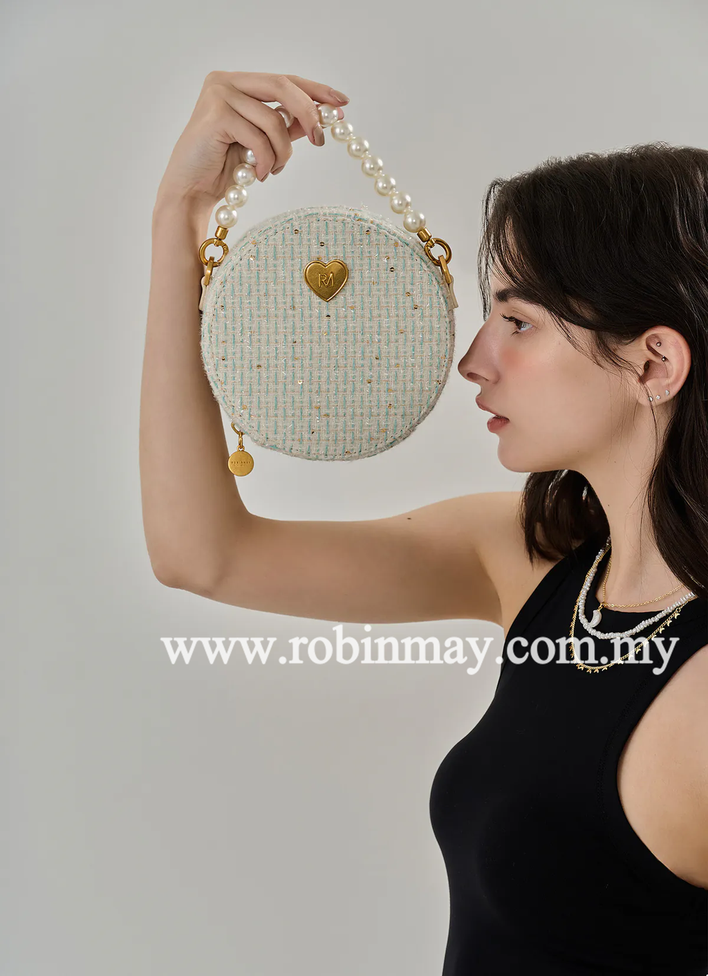 送料込★ROBINMAY★瑪莉珍珠圓斜背包★パール ショルダーバッグ 玛莉珍珠圆斜背包– ROBINMAY MALAYSIA 经销代购