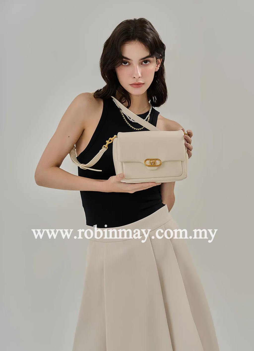 ★ROBINMAY☆馥郁炎花肩背包 ロゴ ショルダーバック/送料込 馥郁炎花肩背包– ROBINMAY MALAYSIA 经销代购