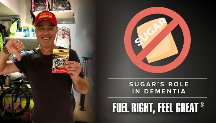 Founder and owner, Brian Frank, gives sugar a big thumbs down!